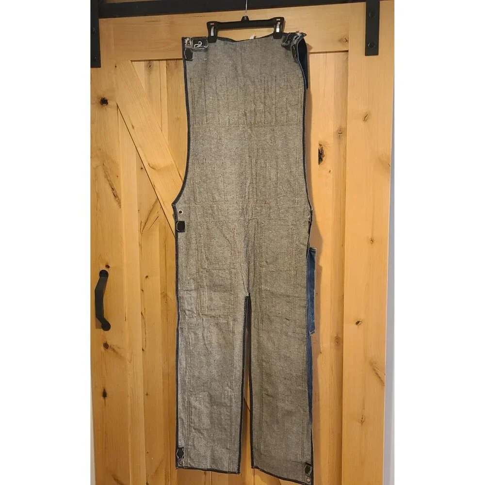 O’TOOL’S ORIGINAL Blue Denim Tool Rack Overalls Hanging Pocket Wall Organizer
